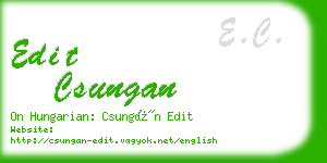 edit csungan business card